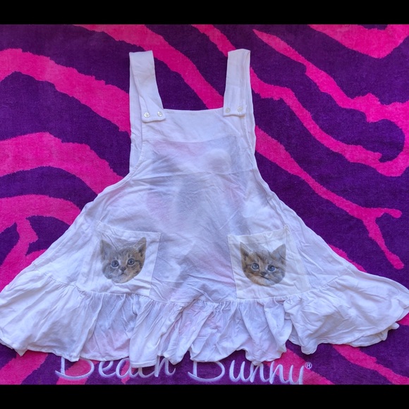 Wildfox Cat Pocket Little Apron 🐱 Tank Small - Picture 4 of 8